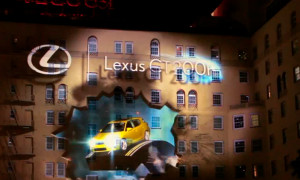 Lexus Turn Los Angeles Hotel into 3D Billboard
