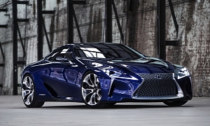 Lexus Unveils Blue LF-LC Concept for Sydney Auto Show