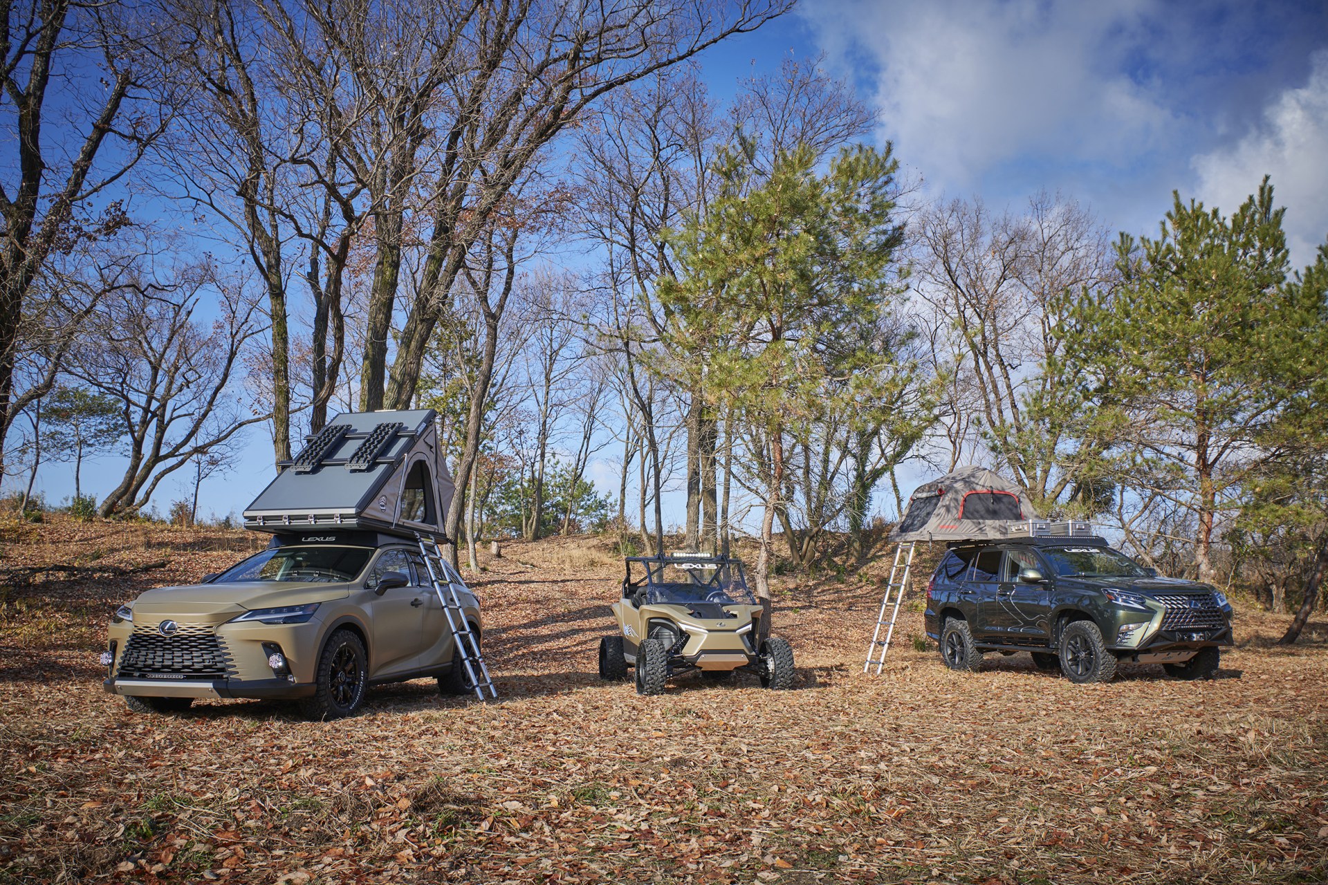 Lexus Unveils Trio of Adventure-Ready Off-Road Concepts for Camping Fanatics