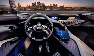 Lexus UX Concept Shows The Future Of Car Dashboards, Has 3D Graphics