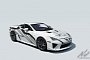 LFA Art Car Arrives Six Years After Lexus Ended Production Of V10 Supercar