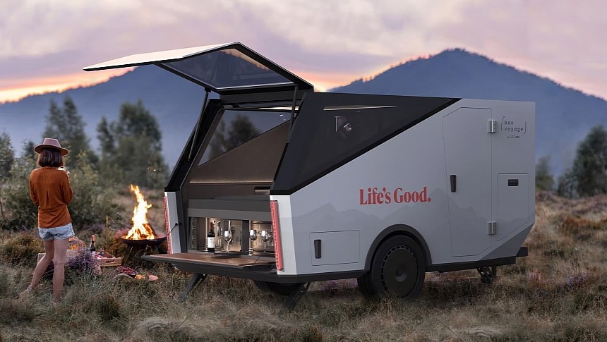 LG dives into the automotive industry with a futuristic mobility solution and a camper trailer