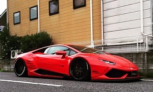Liberty Walk Lamborghini Huracan Is a Devil with No Disguise, Kit Costs Up To $27,640