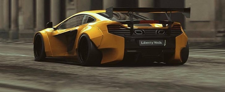 McLaren with Liberty Walk kit