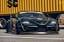 Liberty Walk Toyota Supra With Black-and-Gold Paint Looks Like Old F1 Car