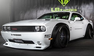 Liberty Walk-Whipped Challenger Makes Us Miss Dodge's Muscle Car, and It's Not Dead Yet