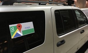 License Plate Reading SUV Disguised as Google Street View Car