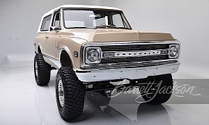 Lifted 1969 Chevy K5 Blazer Blends Toyota and Mercedes Paints, Looks Perfect