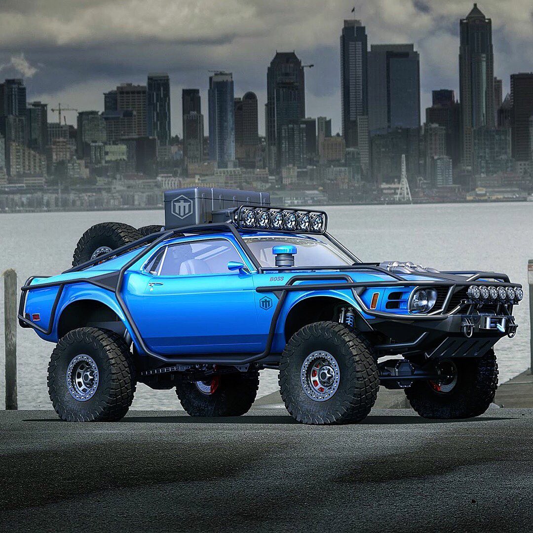 Lifted 1970 Ford Mustang Boss 302 Concept Has an ...