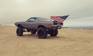 Lifted 1972 Dodge Challenger 4x4 Sits on Military Chassis, Yours for $29K