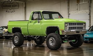 Lifted 1986 Chevy K10 Stands Minty Tall, Doesn't Want to Hide the Stroker V8