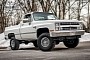 Lifted 1987 Chevy K10 Has Dreams of Winter, but It's Sourced From California