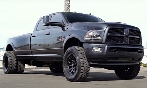 Lifted 2017 Ram 3500 Is a Tricked Out, Heavy Duty Goliath on Six Wheels