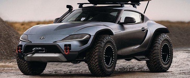Lifted 2020 Toyota Supra Render