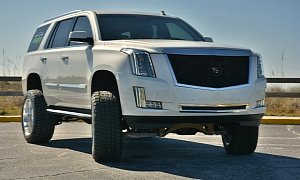 Lifted Cadillac Escalade Wears 22-Inch American Force Nightmare Wheels