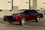 Lifted Chevy Monte Carlo Looks Burgundy-Stunning Riding on Huge Forgiatos