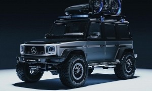 Lifted Mercedes-AMG G63 on Solid Axles Gets Stranded in CGI Studio
