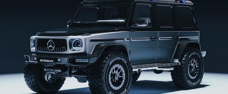 Lifted Mercedes-AMG G63 on Solid Axles rendering