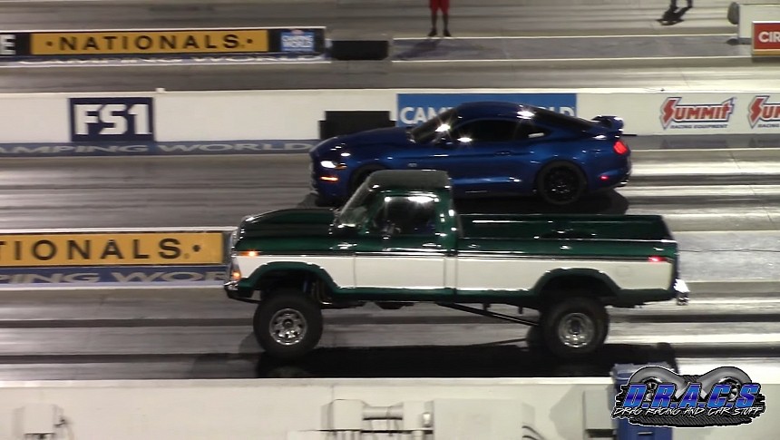 Ford F-Series vs Ford Mustang GT on DRACS