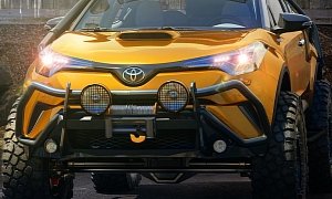 Lifted Toyota C-HR "Offroad Bully" Is Not for the Faint-Hearted