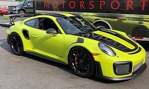 Light Green Porsche 911 GT2 RS Has Acid Green Interior Bits For Color-Coding