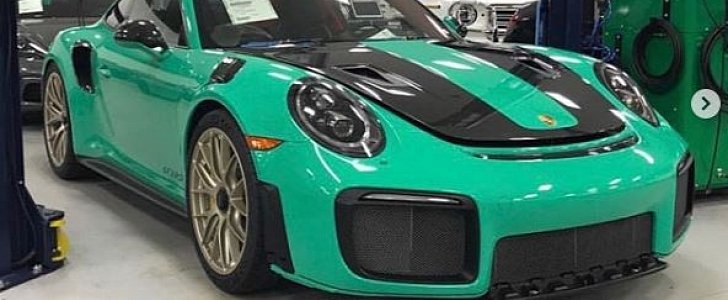 Jade Green  Porsche's bright teal color.