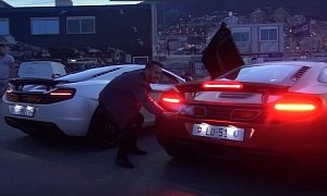 Lighting a Cigarette with a Flaming McLaren Exhaust Is Plain Dumb