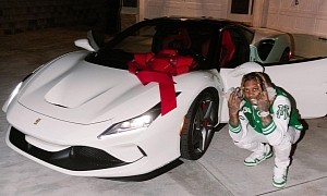 Lil Durk Got His Ferrari, It's an F8 Tributo, and Yes, He Paid Cash