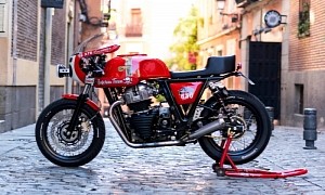 Lilith Is a Custom Royal Enfield GT 650 From Spain That Rose From the Ashes