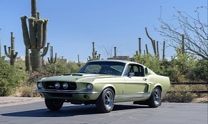 Lime Gold 1967 Ford Shelby Mustang GT500 4-Speed Was Also Owned by Royalty