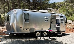 Limited Edition Airstream Was Turned Into a Luxury Oasis in an Unexpected Setting