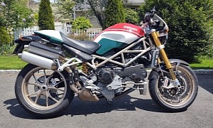 Limited-Edition Ducati Monster S4RS Tricolore Shows 4K Miles on Its Odometer