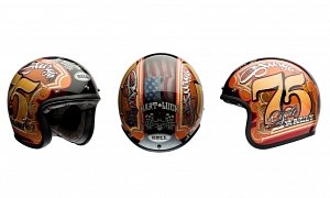 Limited Edition Hart Luck Bell Custom 500 Helmet Celebrates the 75th Sturgis Motorcycle Rally