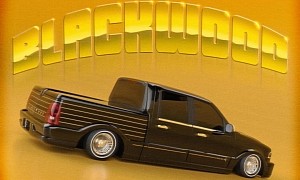 Lincoln Blackwood "Low Rider" Is Not Your Average Luxury Truck in Quick Render
