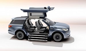 Lincoln Navigator Concept Has Gullwing Doors, Previews 2018MY Flagship