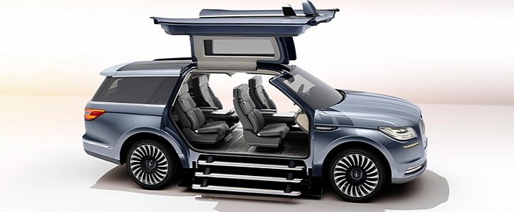 2017 Lincoln Navigator Concept Has Gullwing Doors