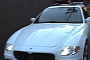 Lindsey Logan Spotted in White Maserati Quattroporte