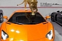 Lioness Walking Over Lamborghini Aventador: Still Fashionable