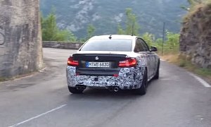 Listen to the BMW M2 Out Testing in the French Alps alongside M235i – Video