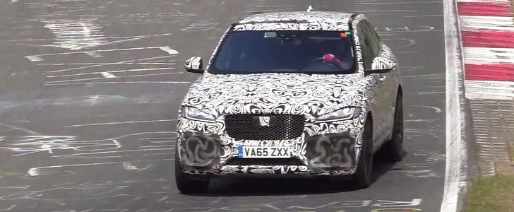 Listen to the Jaguar F-Pace SVR Engine as It Blasts Down the Nurburgring