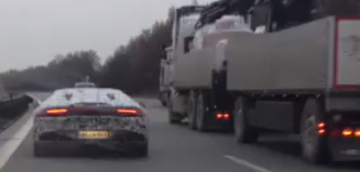Lamborghini Huracan / Cabrera Spied on Autobahn