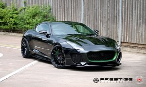 Lister's Jaguar F-Type SVR Has Custom Green Accents, Vossen Wheels