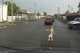 Little Girl Nearly Gets Run Over by Car in Russia