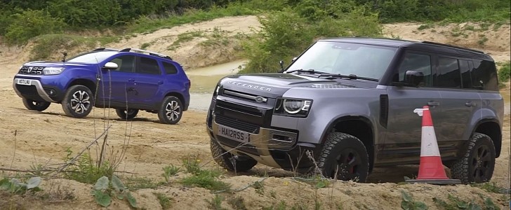 Dacia Duster vs. Land Rover Defender Off-Road Test