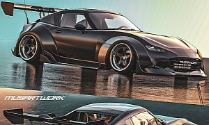 Little Mazda MX-5 Miata Goes for Shot of Widebody Glory, Turns NFS Canyon Carver