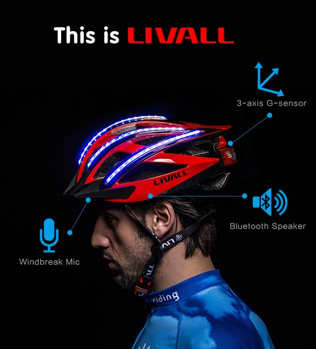 livall smart bike helmet