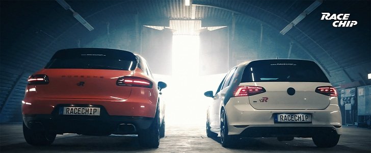 Live Action Racing Game Shows Tuning of Golf R and Porsche Macan 