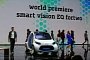 smart vision EQ fortwo Drives Itself on Stage in Frankfurt