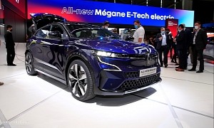 Live Pics: New Renault Megane E-Tech Electric Shows Crossover-Inspired Styling