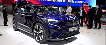 Live Pics: New Renault Megane E-Tech Electric Shows Crossover-Inspired Styling
